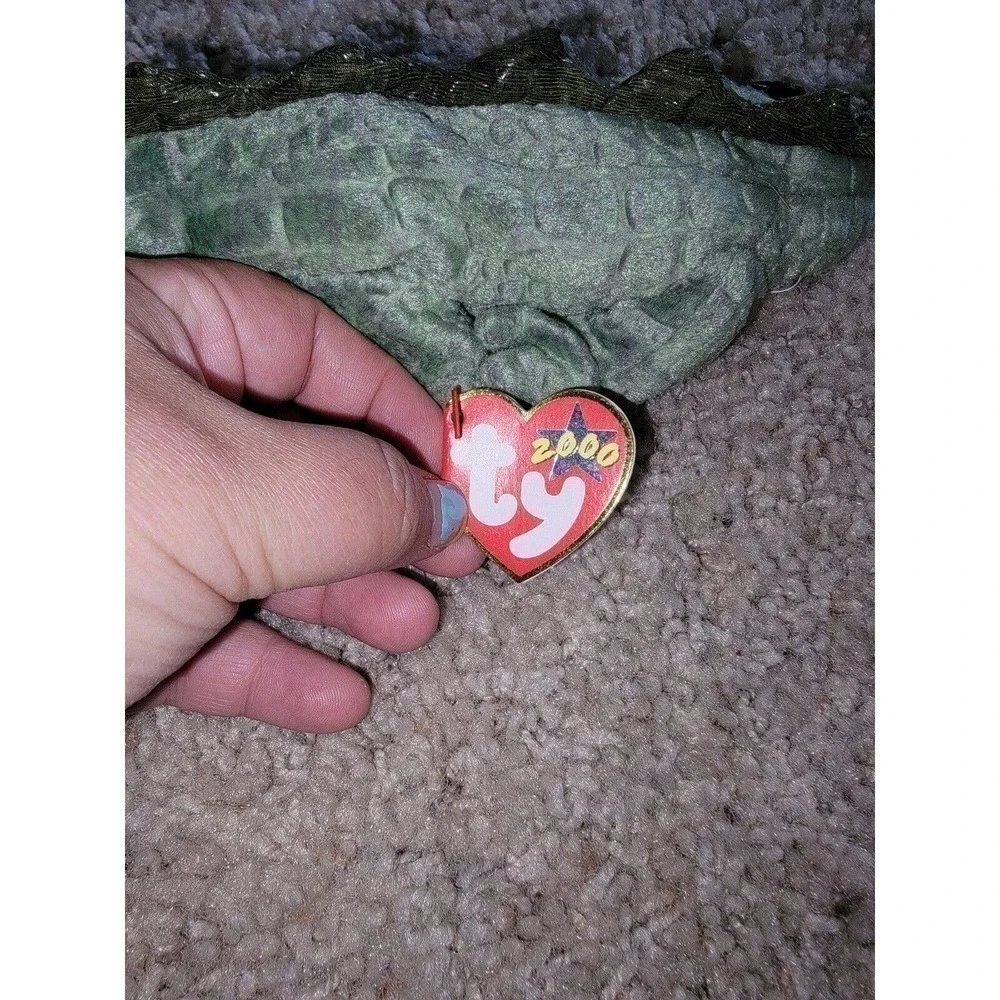 Ty Beanie Babies Swampy The Alligator Soft Plush Toy 12” Tag 2000